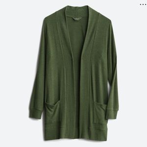 Market & Spruce small green two pocket cardigan (Stitch Fix)